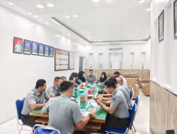 Perkuat Sinergi dalam Pelaksanaan Tugas dan Fungsi, Kepala Lapas Kelas IIA Banda Aceh gelar Rapat Internal
