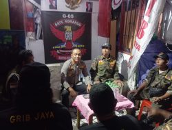 Kapolsek TamanSari silaturahmi dan Perkuat Sinergi dengan Ormas GRIB Jaya untuk Jaga Kamtibmas