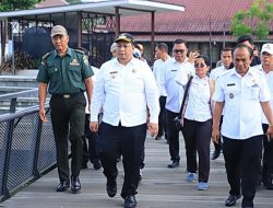 H-2 Pelaksanaan TOKK 2025,Bupati Samosir Dan Wakil Bupati Infeksi Persiapan Venue Utama.