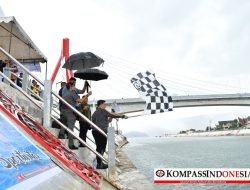Bupati Samosir Lepas Start Lomba Solu Bolon,22 Tim Beradu Kuat Dijalur Tano Ponggol