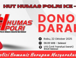Kapolres Melawi Gelar Donor Darah Dalam Rangka Hari Jadi Humas ke-74