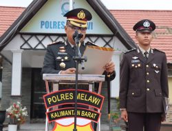 Upacara Memperingati Hari Sumpah Pemuda di Pimpin Langsung Oleh Kapolres Melawi