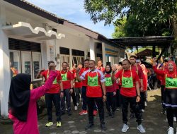 Bersinergi Dengan Dinas Kesehatan, BNNK Sleman Tes Kebugaran Pagawainya