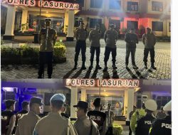 Polres Pasuruan Gelar Patroli Skala Besar Jaga Kondusifitas Wilayah Dimalam akhir pekan