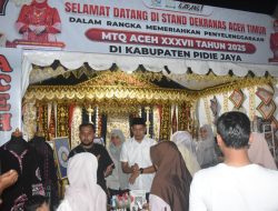 Tinjau Pemondokan dan Stand Dekranasda Aceh Timur di Pidie Jaya, Ini Kata Wabup T. Zainal Abidin.