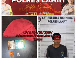 Satres Narkoba Polres Lahat Tangkap Pengedar Sabu dan Ekstasi di Kota Baru