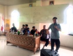 Sosialisasi Optimasi Daerah Aliran Sungai Cidanau oleh Konsultan PT Krakatau Tirta Industri.