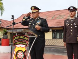 Kapolres Melawi Pimpin Upacara Hari Pahlawan, Personel Antusias Ikuti Jalannya Kegiatan