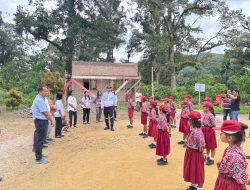 Bupati Taput Tinjau Pembangunan Revitalisasi SDN 177931 Tumus di Kecamatan Parmonangan