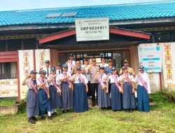 Kapolsek Menukung Sampaikan Bahaya Narkoba, Bullying Serta Peningkatan Disiplin Pelajar