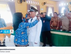 Bupati Lampung Timur Lantik Kepala Desa Marga Batin Kecamatan Waway Karya