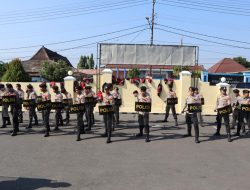 Samapta Polres Lahat Gelar Latihan Pengendalian Massa