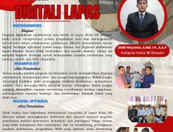 Lapas Bireuen Sosialisasikan Digital Administrasi Dan Tata Kelola Dalam Mengevakuasi Pimbinaan Di Lapas II Bireuen