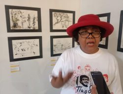 Mengenang 100 Tahun Pelukis Tino Sidin, Puluhan Lukisan Hasil Karyanya di Pamerkan