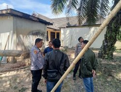 Polres Lahat Bersama Perwakilan Badan Gizi Nasional Yayasan Bhayangkari Survei Lahan Pembangunan Gedung Satuan Pelayanan Pemulihan Gizi (SPPG Di Desa Bunga Mas Kecamatn Kikim Timur .
