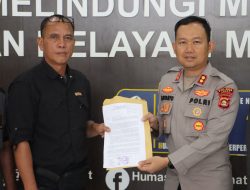 Polres Lahat Diminta Masyarakat Desa Pertikal Lama Di Fasilitasi Dengan PT.PCM ( SMS Group ) Untuk Pengembalian EX Lahan Hutan Ramuan Desa Pertikal Lama Kecamatan Kikim Timur Kab Lahat.