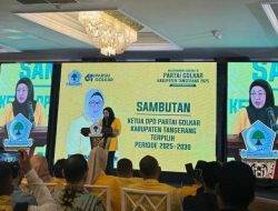 SELAMAT DAN SUKSES Atas Terpilihnya, Intan Nurul Hikmah, Secara Resmi Memimpin Partai Golkar Kabupaten Tangerang Periode 2025 – 2030
