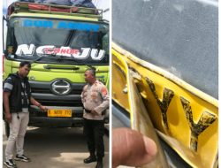 Laka Lantas Di Cisoka Lindas Kaki Seorang Ibu, Dump Truck Tanah Proyek PIK 2, Gunakan Plat Nomor 2 Yang Berbeda.