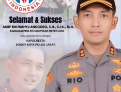 Wakil Kabid Humas 1 Dpp, FwjIndonesia Selamat Bertugas AKBP Rio Wahyu Anggoro, S.H,.S.I.K, M.H,. Di Polresta Bogor Kota