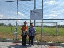 Tidak Benar Proyek Paving Block Jogging Track Lapangan Sidomoyo, Terbengkalai