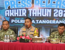 Polri Rilis Akhir Tahun 2025 Polresta Tangerang: Angka Kriminalitas Turun 16,6 Persen