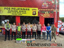 Pastikan Kesiapan Personel dan Sarana Pendukung, Waka Polres Lahat Cek Pos Pelayanan