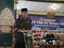 Target PAD Kabupaten Sleman Sudah Mencapai 97,54 Persen dari Terget yang di Tetapkan