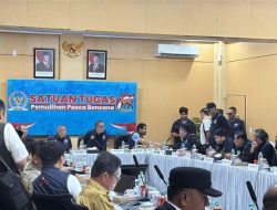 Wakil Ketua DPR Sufmi Dasco Ahmad Pimpin Rakor Penanganan Bencana di Aceh