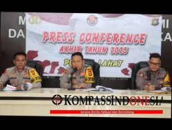 Polres Lahat Melaksanakan Press Conference Akhir Tahun 2025 Terkait Pencapaian Kinerja Selama Satu Tahun.