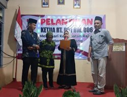 Soleh Pambayun Wibisono, Dilantik Ketua RT 01/06, Desa Mekarsari, Masa Bakti 2026-2031