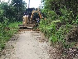 Penanganan Longsor Jalan Simpang Balon – Transmigrasi Desa Garoga Sibargot.