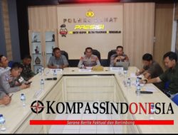 Rapat Koordinasi Rencana Pengamanan Aksi Unjuk Rasa Masyarakat Pertikal Kikim Timr