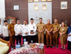 Bupati Humbahas Terima Audiensi Kemenag, Bahas Hibah Lahan KUA dan Penguatan Kegiatan Keagamaan