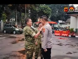 Pererat Sinergitas TNI–Polri, Kapolresta Bogor Kota KBP Rio Wahyu Anggoro Laksanakan Kunjungan Silaturahmi ke Danrem dan Dandim 0606/Kota Bogor