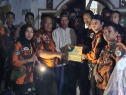 Peduli Banjir, Danwil Koti MPW-PP Provinsi Banten Z.Sembiring.SH dan Jajaran Berikan Bantuan Kepada Warga Desa Rencak Sanggal.
