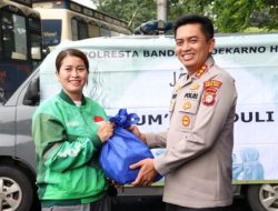 Blusukan ke Wilayah, Kapolresta Bandara Soetta Serap Aspirasi Pengemudi Ojol.