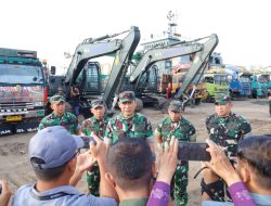 Pangdam I/BB Kembali Tinjau Kedatangan Bantuan Kasad di Pelabuhan Belawan