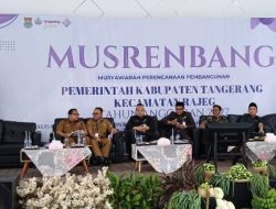 Camat Rajeg Oman Apriaman Gelar Musrenbang Pembangunan Tahun 2027