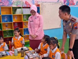 MBG Higienis dan Aman, Polres Kediri Turun Tangan Dampingi Siswa