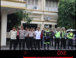 Polres Lahat Gelar Apel Pengamanan Kunjungan Kerja Kepala BNN dan Menteri Desa