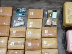 Peredaran Ganja 17 Kg di Kemayoran Terungkap, Polda Metro Jaya Tangkap Empat Pengedar
