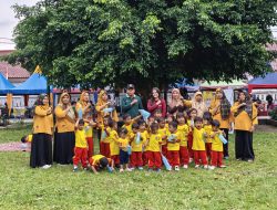 Tanamkan Nilai Kebangsaan Usia Dini, Kesbangpol Sleman Gelar Outbound Bersama TPA-KB Putera Sembada Sleman