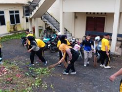 Jum’at Bersih menjadi momentum penting dalam memperkuat sinergi antara TNI, Polri, dan Pemerintah Daerah Kabupaten Lahat