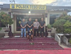 Gerak Cepat Kapolsek Tebo Ulu, Berhasil Mengamankan Spesialis Pelaku Pencurian Kendaraan Bermotor