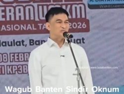 Wakil Gubernur Provinsi Banten, Harus Lebih Bijak Dan Beretika Dalam Berbicara