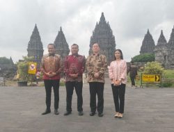 Kunjungi Candi Prambanan, Myochin Mitsuru Mengaku Terkesan Dengan Kemegahan dan Teknologi Arkeologi Candi Prambanan