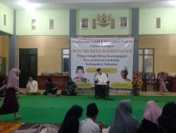 Sedekah Bumi Desa Kandangan, Warga Padati Balai Desa Ikuti Tahlil dan Pengajian