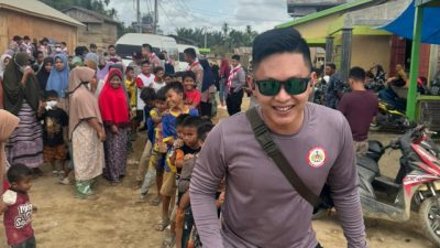 Mahasiswa STIK Angkatan 83 Laksanakan Trauma Healing bagi Anak-Anak Terdampak Banjir di Desa Lubuk Pusaka, Kecamatan Langkahan*