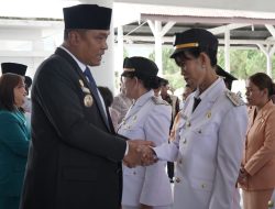 98 Pejabat Administrator, Pengawas dan Fungsional dilantik oleh Bupati Toba.
