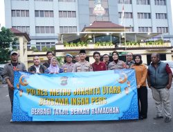 Polres Metro Jakarta Utara dan Insan Pers Berbagi Takjil, Perkuat Sinergi di Bulan Ramadhan